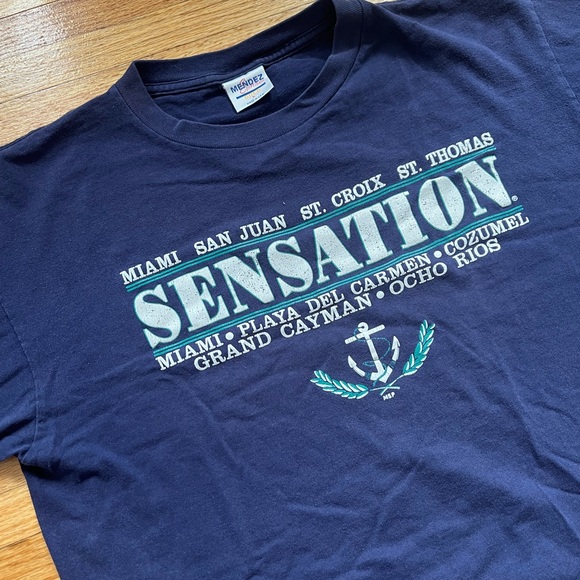 Vintage Miami T-Shirt / Single Stitch / Mendez Sportwear / Large - Picture 3 of 7